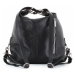 Marina Galanti Dámska kožená kabelka a batoh 2v1 MBP015HO3 - čierna