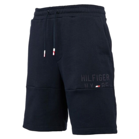 Tommy Hilfiger GRAPHIC SWEATSHORT Pánske šortky, tmavo modrá, veľkosť