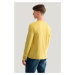 TRIČKO GANT REG SHIELD LS T-SHIRT PARCHMENT YELLOW