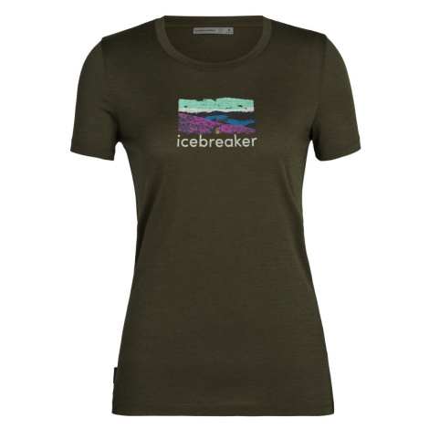 Icebreaker Tech Lite II SS Tee Trailhead Loden Women's T-Shirt Icebreaker Merino