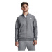 Under Armour ESSENTIAL FLEECE NOVELTY TRACK Pánska mikina, tmavo sivá, veľkosť