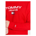 Tommy Jeans Mikina Entry DM0DM15688 Červená Regular Fit