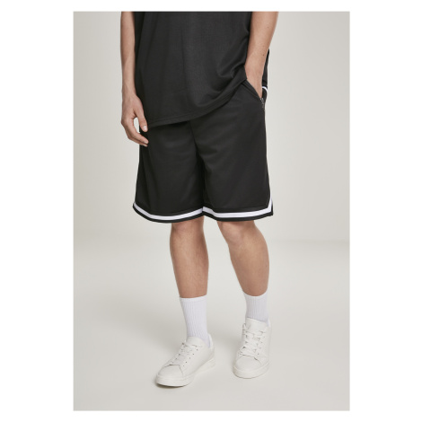 Premium Stripes Mesh Shorts Black Urban Classics