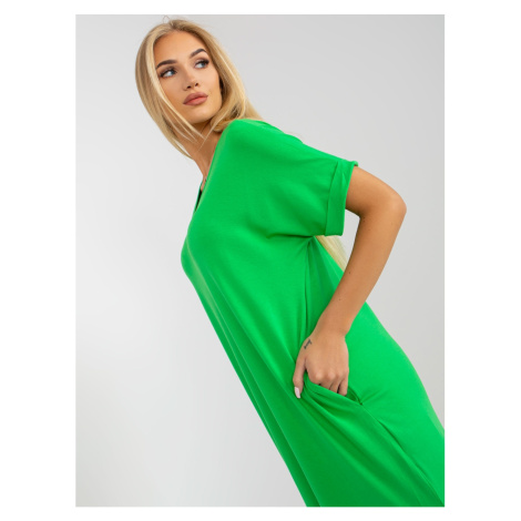 Green oversize dress with pockets OH BELLA