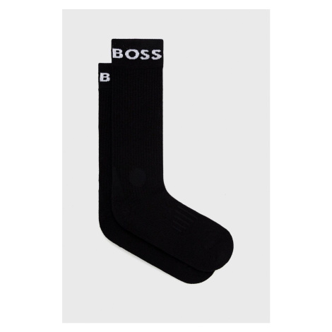 Ponožky BOSS pánske, čierna farba, 50469747 Hugo Boss
