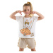 Denokids Happy Rabbit Ruffle Girls Summer T-shirt Glitter Shorts Set