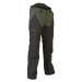 Poľovnícke nepremokavé nohavice zo spevneného materiálu Renfort 540 zelené
