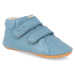 Barefoot capačky Froddo - Prewalkers D-Velcro Denim modré