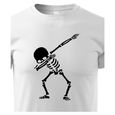 Detské tričko s potlačou kostry