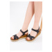 Fox Shoes Black Women's Sandals