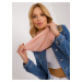 Light peach women's viscose scarf