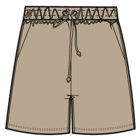 WOMEN'S SHORTS L-SH-4009 D.Beige Moodo