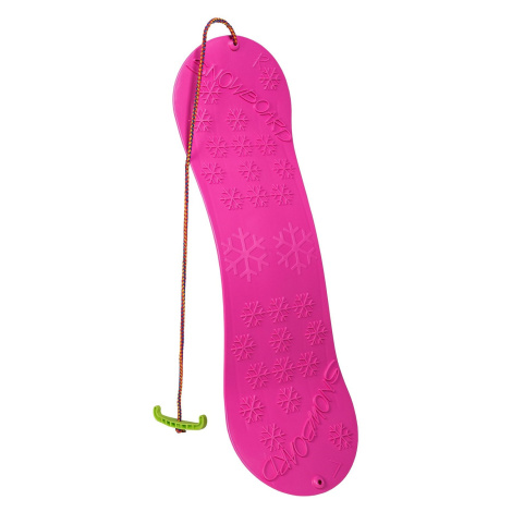Klzák - detský skyboard - snowboard - ružový