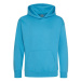 Just Hoods Detská mikina s kapucňou JH001J Hawaiian Blue