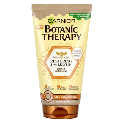 Regeneračný bezoplachový krém Garnier Botanic Therapy Honey  a  Beeswax 3 In 1 Leave-In - 150 ml