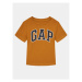 Gap Tričko 748026-05 Hnedá Regular Fit