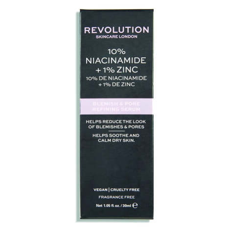 Revolution Skincare Blemish and Pore Refining Serum - 10% Niacinamide + 1% Zinc sérum