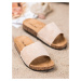 NIO NIO CLASSIC FLIP-FLOPS ON THE PLATFORM shades of brown and beige