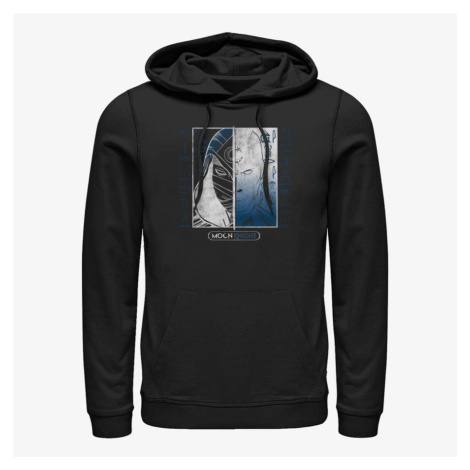 Queens Marvel Moon Knight - MOON KNIGHT SPLIT Unisex Hoodie Black