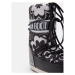 Dámske vysoké zimné topánky MOON BOOT MB ICON FLOWER-NA02 BLACK WHITE