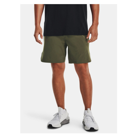 Kaki športové kraťasy Under Armour UA Peak Woven Shorts