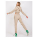 Two-piece beige tracksuit California RUE PARIS