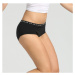 Women's DIM menstrual panties black