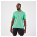 Pánske bežecké tričko Run 500 Dry priedušné mentolovo zelené