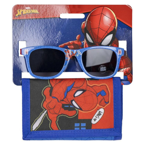 Marvel Spiderman Set Wallet & Sunglasses sada 3y+