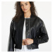 Bunda Calvin Klein Jeans Faux Leather Bomber Jacket Black