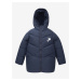 Dark blue girly quilted winter coat with hood Tom Tailor - Girls