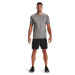 Tričko Under Armour Hg Armour Fitted SS Tee Carbon Heather/ Black XXL