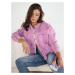 MOLI Women's Oversize Denim Jacket Purple Dstreet