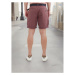 Pánske kraťasy FUNDANGO North Shore Chino Shorts-385-mauve