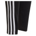 Dievčenské legíny Essentials 3 Stripes GN4046 Black and White - Adidas černá s bílou