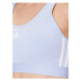 Adidas Blúzka Essentials 3-Stripes Crop Top With Removable Pads IC4439 Modrá