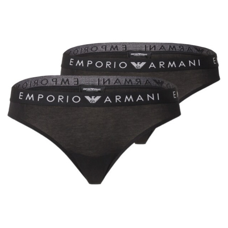 Emporio Armani Nohavičky  čierna / biela