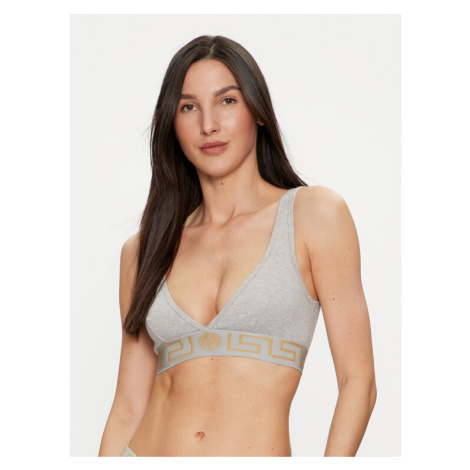 Versace Podprsenka Bralette AUD01047 Sivá