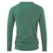 Bula GEO MERINO WOOL CREW Pánske tričko s dlhým rukávom, zelená, veľkosť