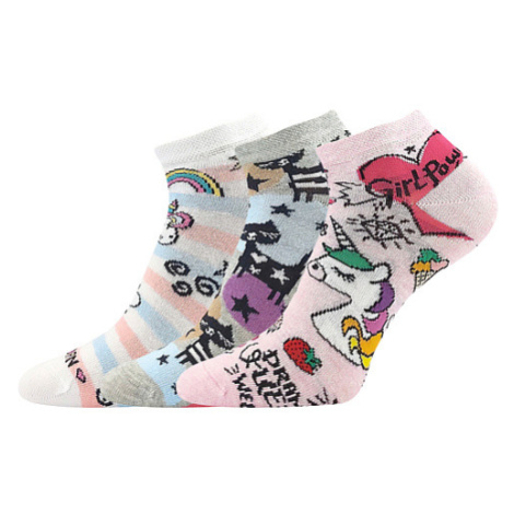 LONKA ponožky Dedonik mix F - dievča 3 páry 118724