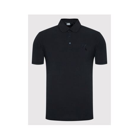 KARL LAGERFELD Polokošeľa 745890 500221 Tmavomodrá Regular Fit