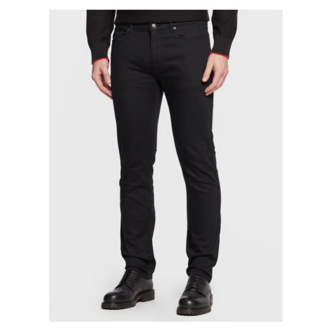 Hugo Džínsy 50481814 Čierna Slim Fit Hugo Boss