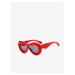 Červené unisex slnečné okuliare VeyRey Sumphreon