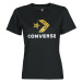 Converse  STAR CHEVRON HYBRID FLOWER INFILL CLASSIC TEE  Tričká s krátkym rukávom Čierna