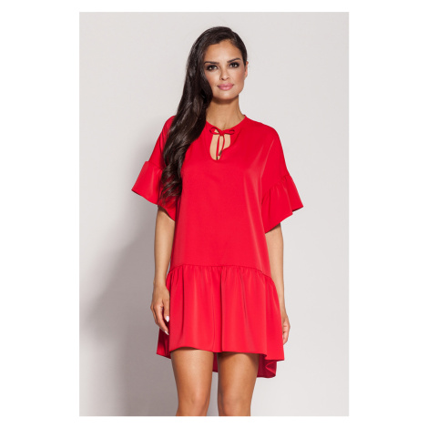Červené šaty Lila