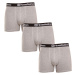 3PACK pánske boxerky Horsefeathers Dynasty heather gray (AM067C)