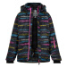 Dievčenská lyžiarska bunda COLOR KIDS GIRLS Ski jacket AOP, AF 10.000,phantom