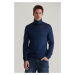 SVETER GANT EXTRAFINE MERINO WOOL TURTLENECK MARINE