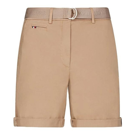 Tommy Hilfiger Krátke nohavice - COTTON TWILL CHINO SHORT béžové