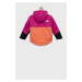 Detská bunda The North Face ružová farba,